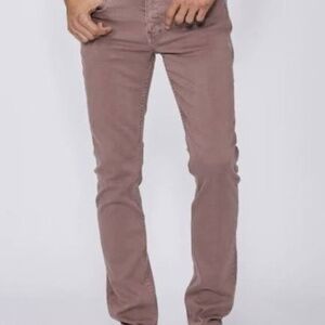 PAIGE Federal Modern Slim Straight Fit Jeans Vintage Twilight Rouge Mens Size 36